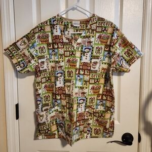 White Swan women's scrub top, sz small. *222.3